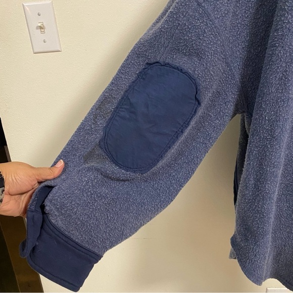 Free People Jacket Women's Size Large Oceania Blue Ruby Jacket oversized Shacket - Picture 9 of 17